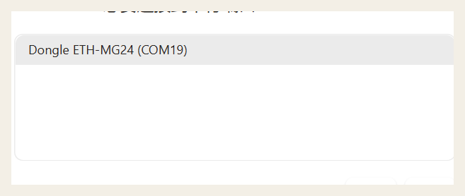 在串口列表里选对 ETH 设备
